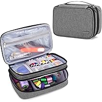 Amazon | Luxja 裁縫バッグ ソーイングボックス 【※バッグのみの